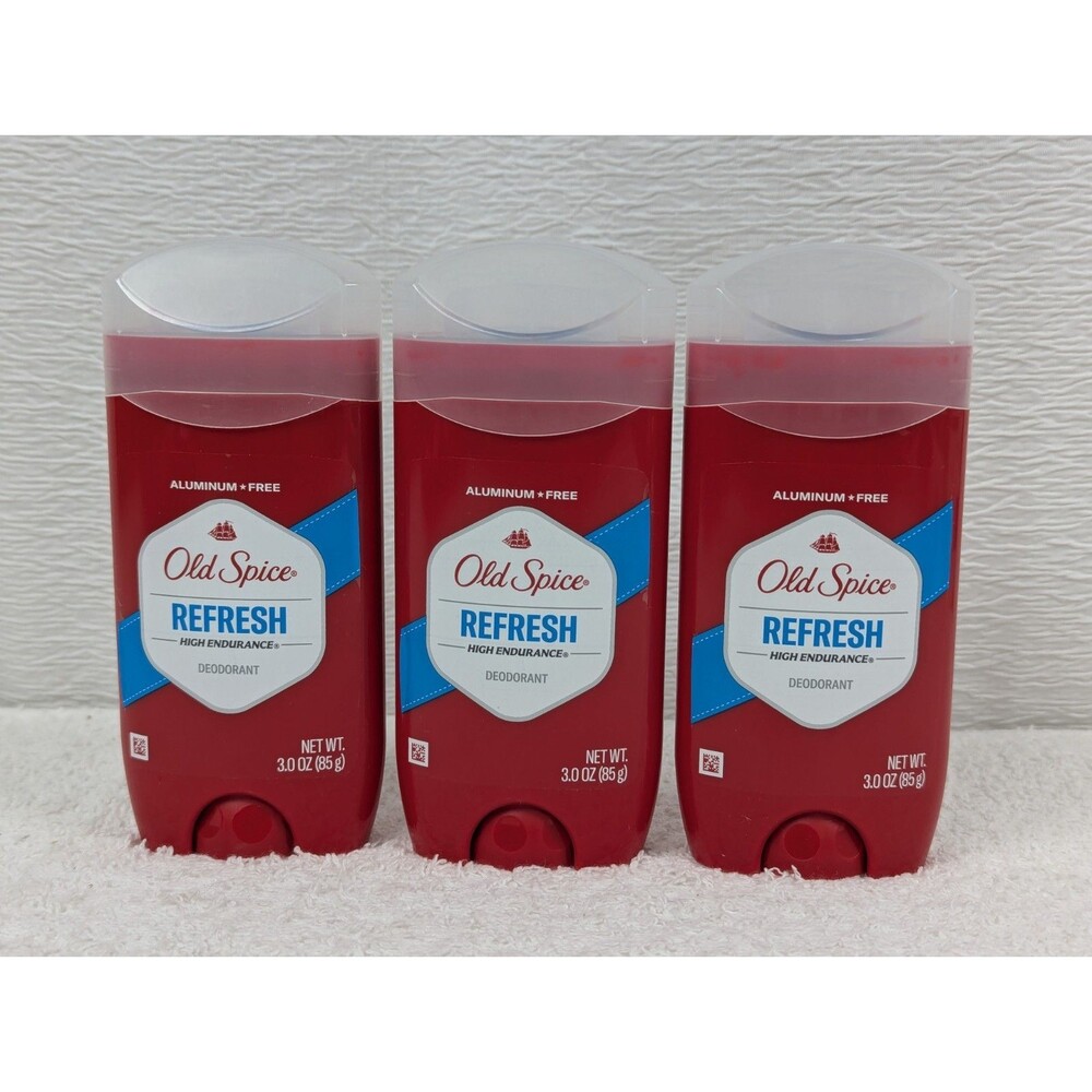 Old Spice - Deodorant - High Endurance Aluminum Free - Refresh Scent - 3 Pack